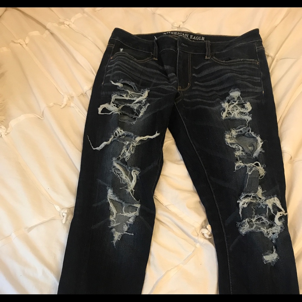 American Eagle ripped Jeggings